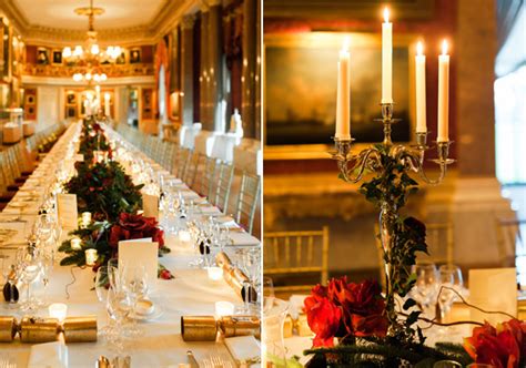 The wedding decorations will include a variety of things, including a centerpiece for each table. red and gold christmas wedding decoration ideasCherry Marry | Cherry Marry