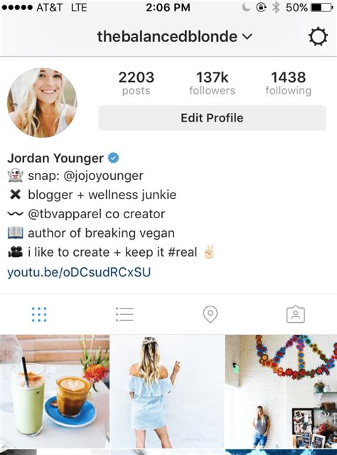 Stand out with fancy types in bio, headlines and descriptions. The Art of the Instagram Bio // | The Balanced Blonde