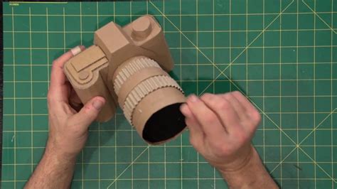 Build A Cardboard Dslr Camera By Gary Hegedus Cardboard Camera