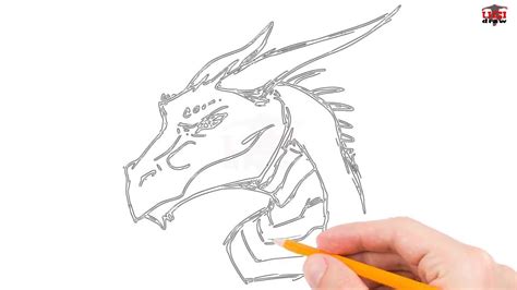 Here presented 53+ cool dragon drawing images for free to download, print or share. How to Draw a Dragon Head Step by Step Easy for Beginners/Kids - Simple Dragon Drawing Tutorial ...