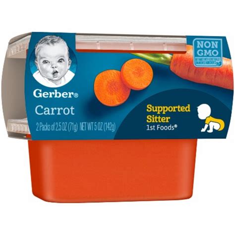 Gerber 1st Foods Carrots 2 Ct 25 Oz Kroger