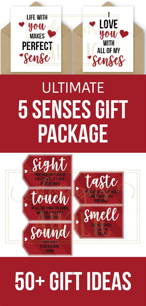 Remind him what he means to you with these gift ideas for your boyfriend. 5 Senses Gift Tags Cards & Ideas Gift for Boyfriend | Etsy ...