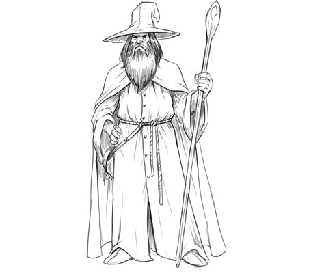 Learn To Draw A Wizard In 10 Easy Steps With Pictures