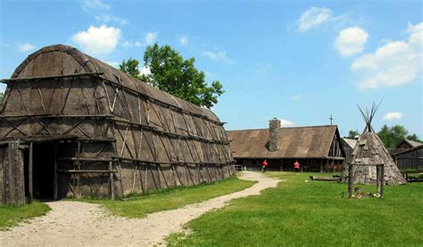 Eastern Woodland Indians Longhouses
