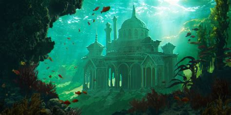 Artstation Underwater Castle