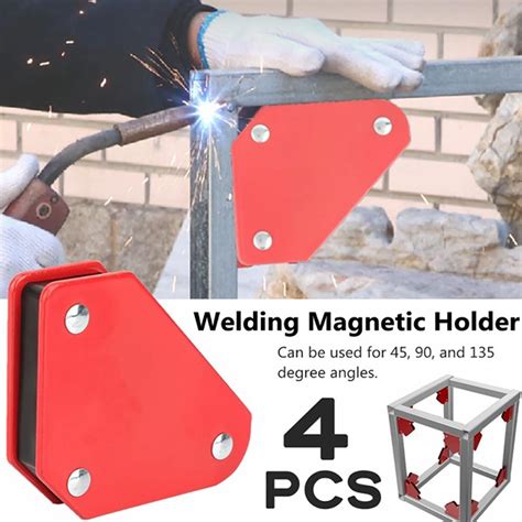 Tools Welding And Soldering Supplies 4pcs Magnetic Welding Fixer Holders Multi Angle Solder Arrow