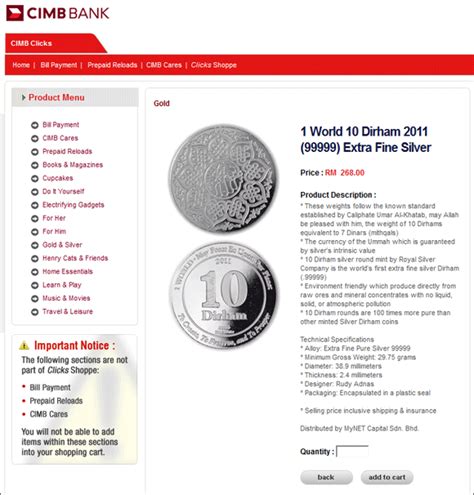 Currently, cimb's whatsapp account has the following features: CIMB Bank Now Sells Silver Bullion - Invest Silver ...