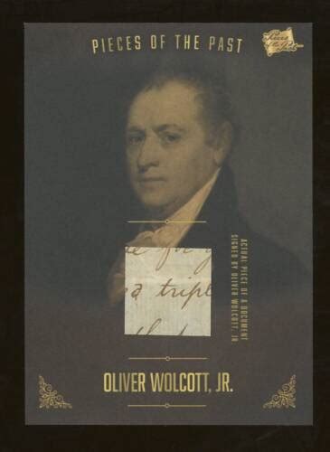 Oliver Wolcott Jr 2017 The Bar Pieces Of The Past Vintage Relic Cut