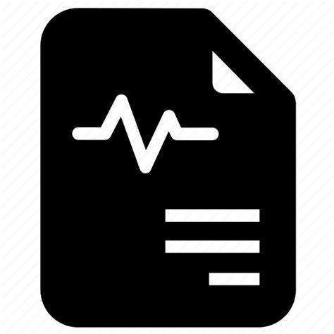 Activity, activity report, medical document, pulse, status icon - Download on Iconfinder