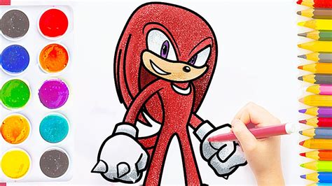 Como Dibujar A Knuckles Sonic The Hedgehog How To Draw Knuckles