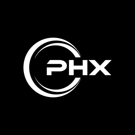 Phx Letra Logo Diseño Inspiración Para Un único Identidad Moderno