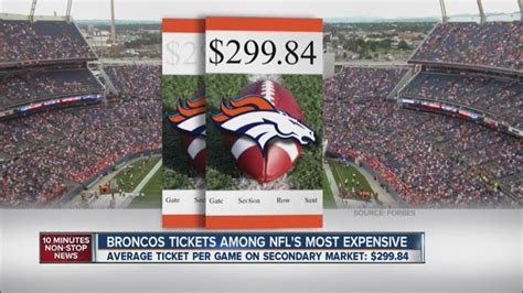 Let us customize a package. Broncos tickets among most expensive in NFL on secondary market - Denver7 TheDenverChannel.com
