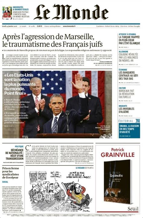 Newspaper Le Monde (France). Newspapers in France ...