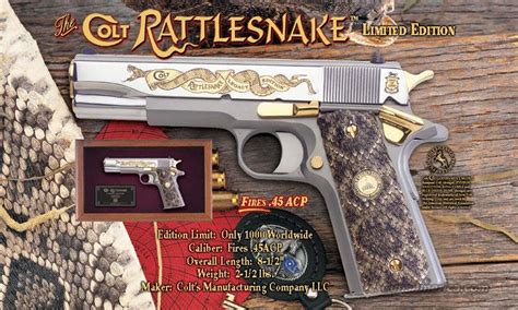 Colt Commemorative Rattlesnake 45 For Sale At