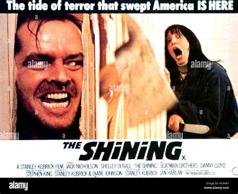 The Shining Jack Nicholson Shelley Duvall 1980 Stock Photo Alamy