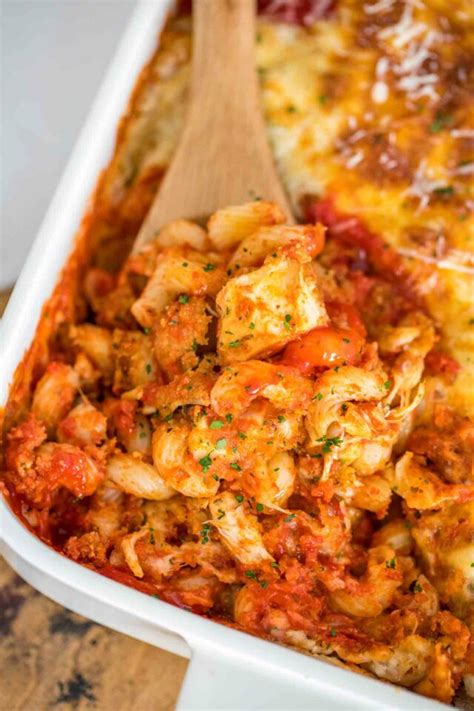 Easy Chicken Parmesan Casserole Recipe Sweet And Savory Meals