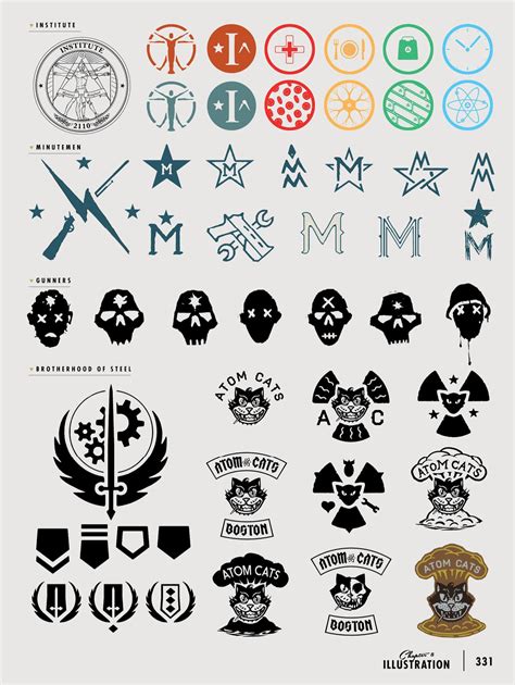 Fallout Logos Постапокалипсис Фаллаут нью вегас Символы