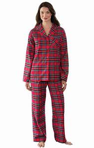 Stewart Plaid Flannel Boyfriend Pajamas In Flannel Pajamas For