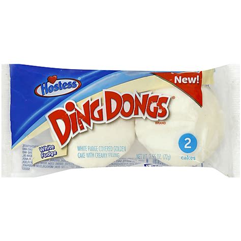Hostess® White Fudge Ding Dongs® 255 Oz Pack Doughnuts Pies