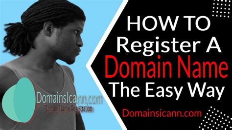 How To Register A Domain Name Simple Tip To Get It For Free Domain Icann Register