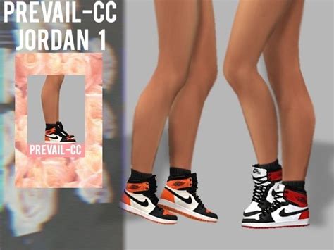 Shoes, shoes for females, shoes for males tagged with: The Sims 4 PREVAIL-CC JORDAN 1 | Scarpe da ragazza, Sims ...