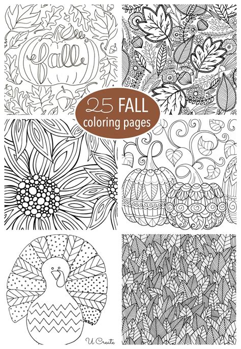 Autumn Coloring Pages Printable Free Printable Form Templates And Letter