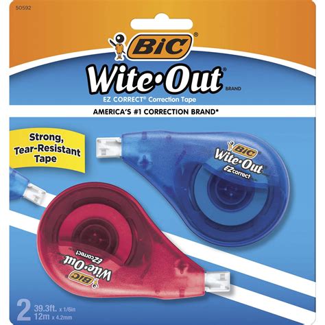 Wite Out Correction Tape 0 2 4 2 Mm Width X 33 1 Ft Length 1