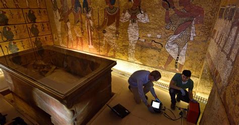 King Tutankhamuns Tomb Radar Scans Search For Secret Chambers