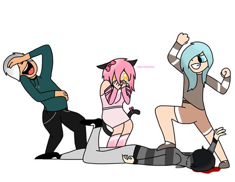 draw the squad meme aphmau themed by greengeckygecko on deviantart