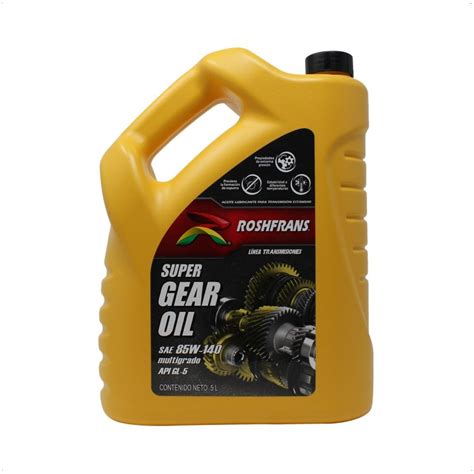 Aceite Transmision Estandar 85w140 Super Gear Oil Api Gl 5 5 L