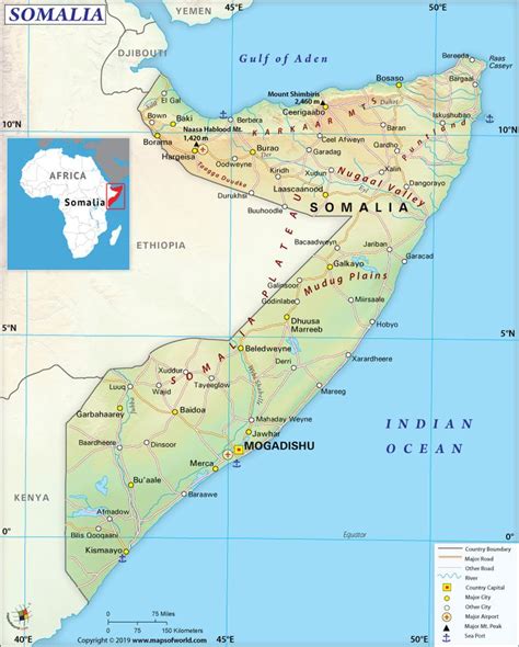 What Are The Key Facts Of Somalia World Map Europe Country Maps Map