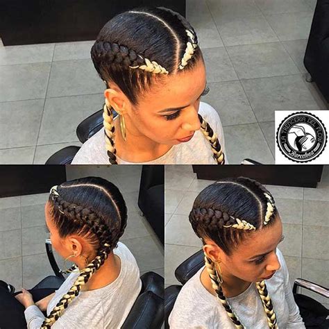 This is the fab two cornrow braids style that looks great for any occasion. 31 Cornrow Styles to Copy for Summer | Page 2 of 3 | StayGlam