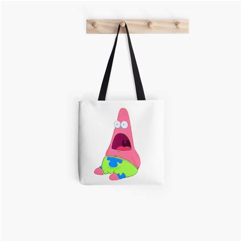 Patrick Star Jaw Dropped Meme Tote Bag By Aschultz4 Redbubble