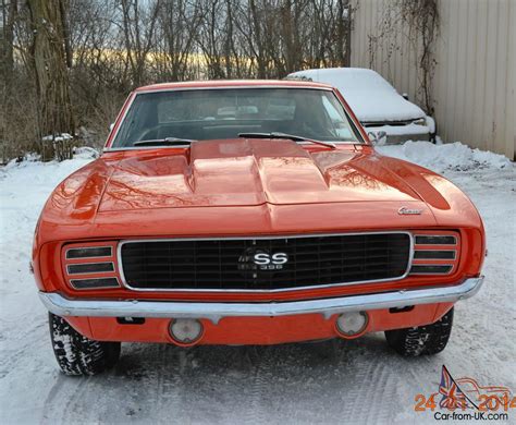 1969 Camaro Rsss 396 Factory Hugger Orange And Deluxe Houndstooth