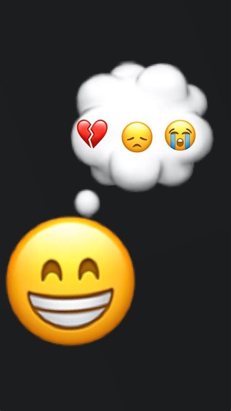 Depressed Happy And Sad Emoji 736x1309 Wallpaper