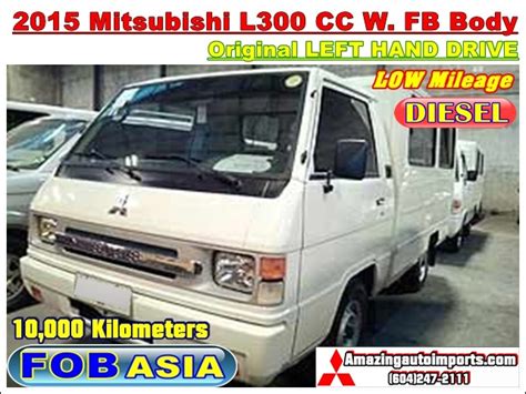 2015 Mitsubishi L300 CC W. FB BODY OPT LHD 10,000 km ...