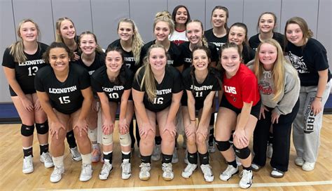 lhs volleyball makes history in state tournament lexington progress