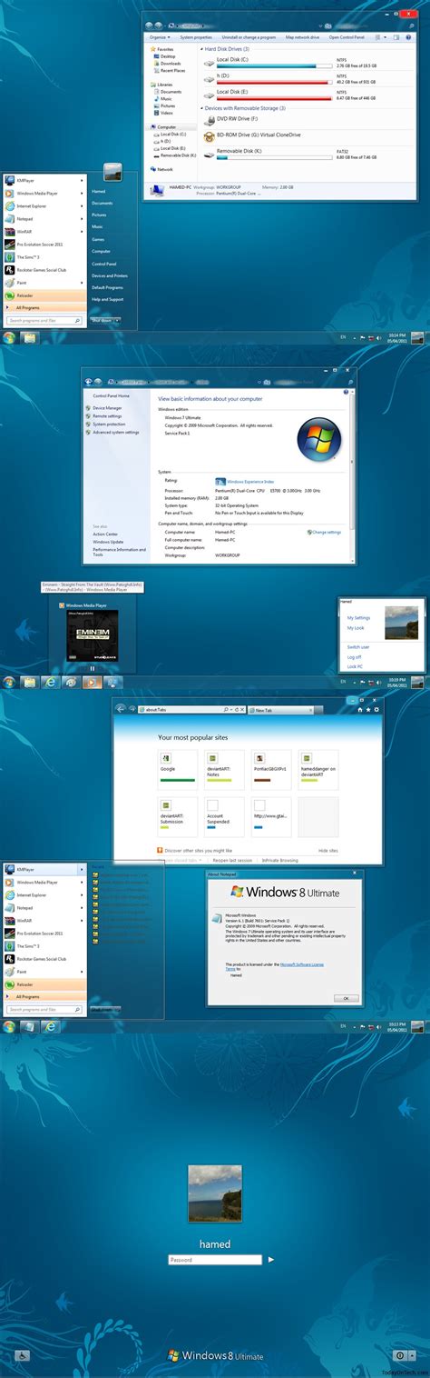 Download Windows 8 Transformation Pack For Windows 7 Gadget News