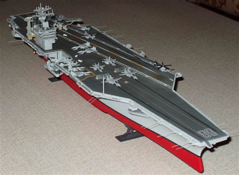 The Scale Model Of Aircraft Carrier Nimitz Cvn Model Kits Cars