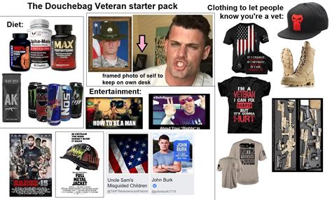 The Douchebag Veteran Starter Pack Rstarterpacks