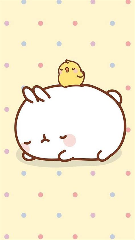 Molang Wallpaper Wallpaper Iphone Cute Chibi Kawaii Kawaii Art