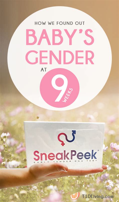 Sneakpeek Gender Test How We Found Out Gender At 9 Weeks