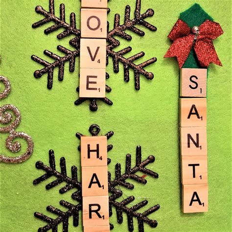 Scrabble Tile And Dollar Tree Ornaments My Frugal Christmas