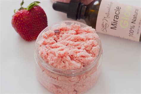 Strawberry Coconut Body Scrub Recipe Savvy Naturalista