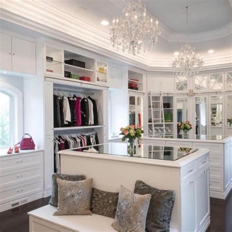 If you do have a large space, these might be possibilities as you think of remodeling. 28 Beautiful Walk-In Closet Storage Ideas and Designs ...