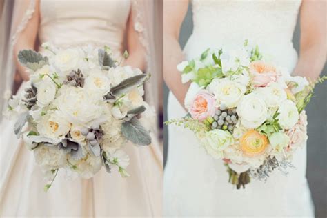 Pastel And Ivory Wedding Bouquets Elizabeth Anne Designs