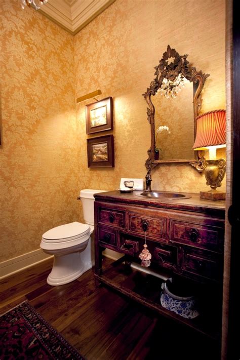Powder Bath Victorian Powder Room Denver By Aneka Interiors Inc