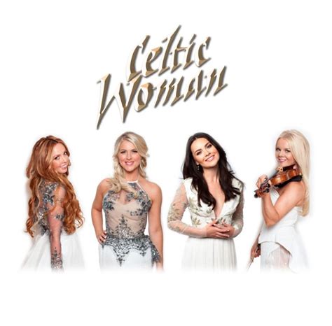 the cast of celtic woman appearing in an advertisement for their upcoming show celtic woman