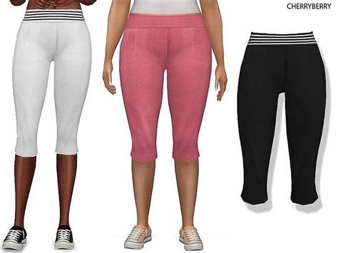 Capri Pants By Cherryberrysim At Tsr Sims Updates