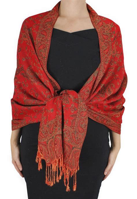 Brand Peach Couturefeatures New Reversible Paisley Pashmina Feel